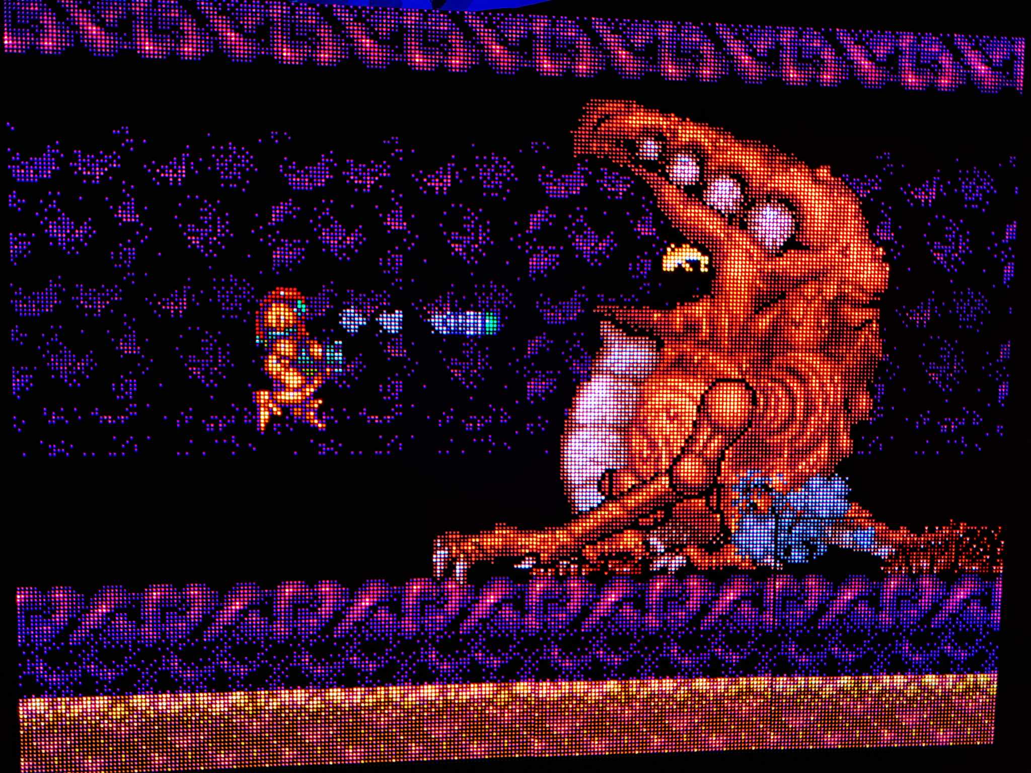 Screenshot of super Metroid with HUD cropped