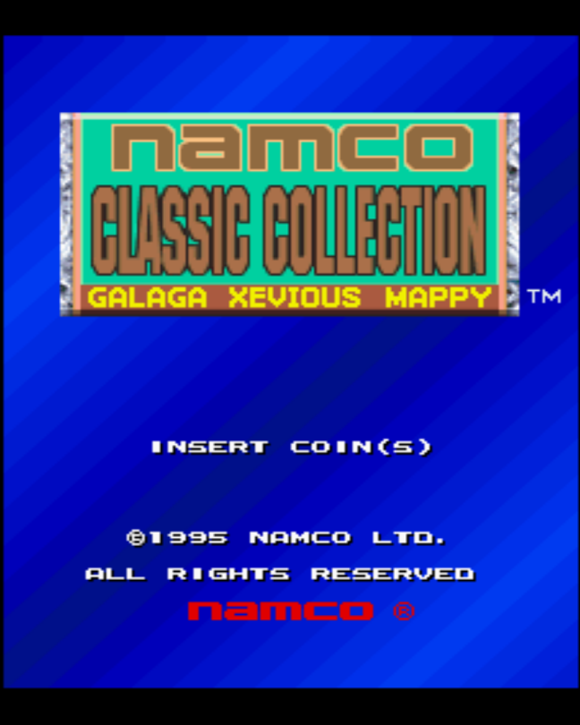 Main title screen